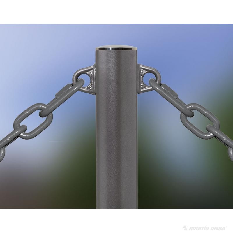 Pilona amb cadena model Província amb capçal inox